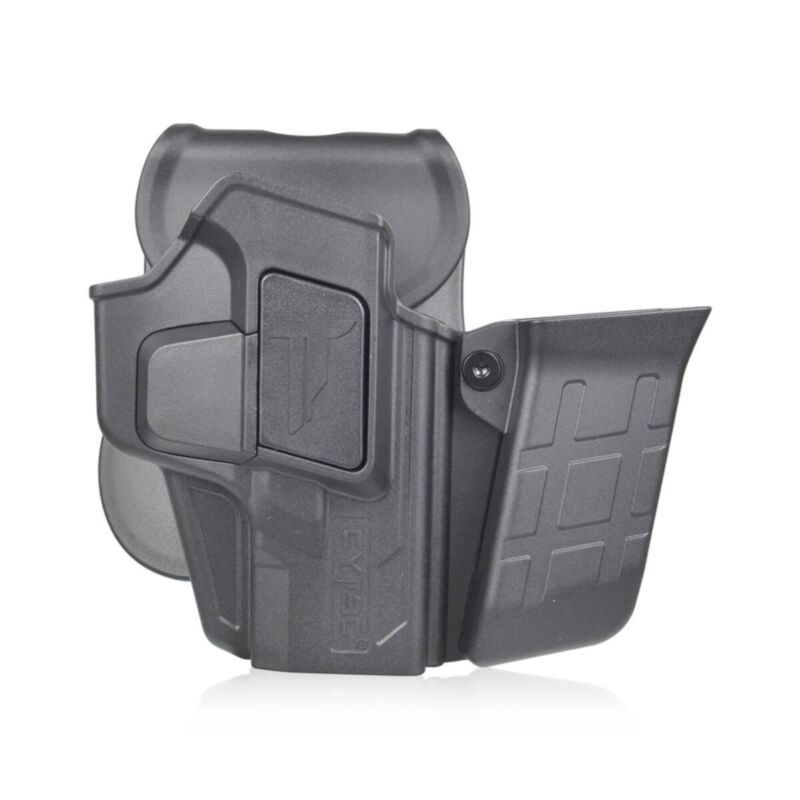 R-Defender Holster & Mag Pouch Combo with paddle-Glock 19, 23, 32-Right-hand